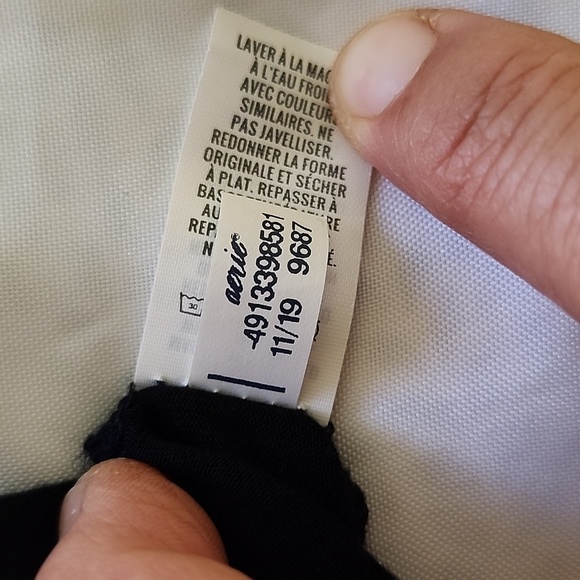 AERIE Just Dropped Collection Black Sleeveless Racerback High Waist Jumpsuit - Picture 10 of 10